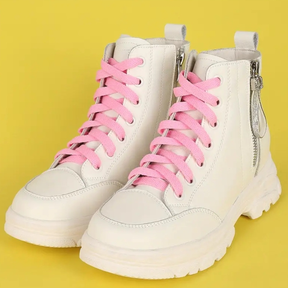 Women's Pink Shoelaces (4 pair) Bundle NWT